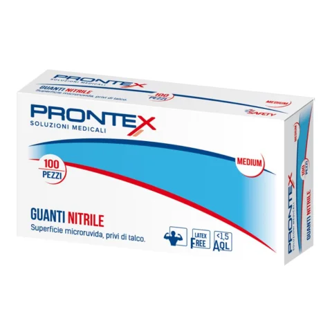 GUANTI NITRILE M S/POLV SAF
