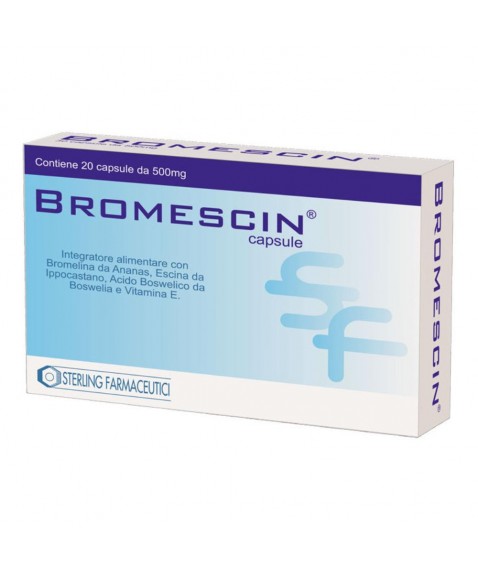 BROMESCIN 20 CAPSULE INTEGRATORE PER EDEMI DI NATURA TRAUMATICA E INFIAMMATORIA