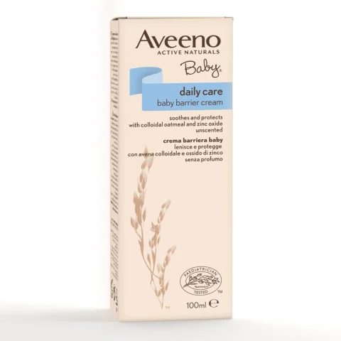 Aveeno Baby Barriera 100ml - Crema Barriera con Avena Colloidale ed Ossido di Zinco