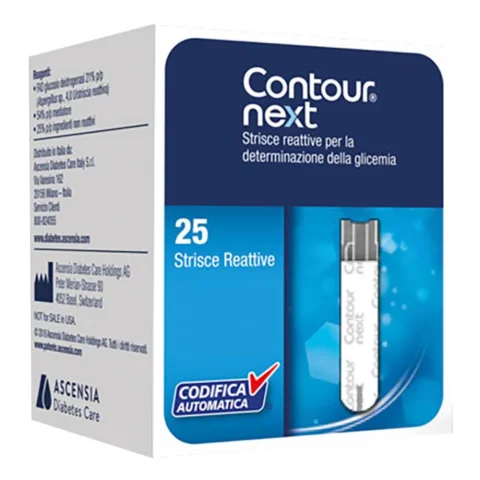 CONTOUR NEXT 25 Strisce Reattive Glicemia