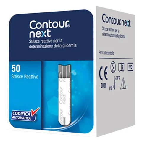 Contour Next 50 Strisce Reattive per la Misurazione della Glicemia