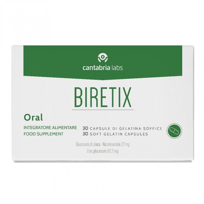 Biretix Oral 30 Capsule - per Mantenere lo Stato di Salute della Pelle