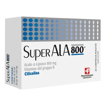 SuperALA 800 20 Compresse - Integratore alimentare per i tessuti nervosi SuperALA 800 20 Compresse - Integratore alimentare per i tessuti nervosi
