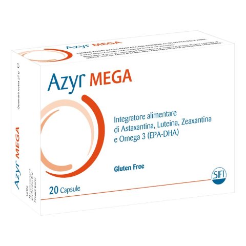 Azyr Mega 20 capsule Integratore per la vista Azyr Mega 20 capsule Integratore per la vista