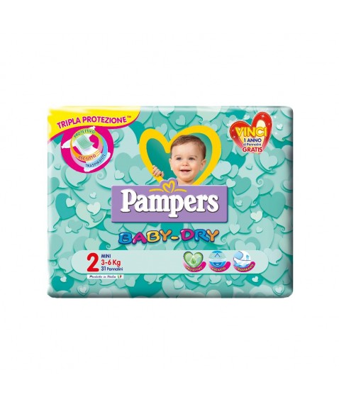 PAMPERS BD MINI 31PZ 3/6KG 0048