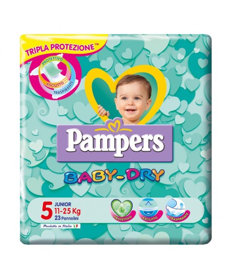 PAMPERS BABY DRY JUNIOR  PB 23