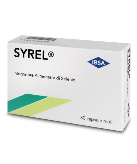 Syrel 30 Capsule Molli - Integratore alimentare di selenio per la funzione tiroidea