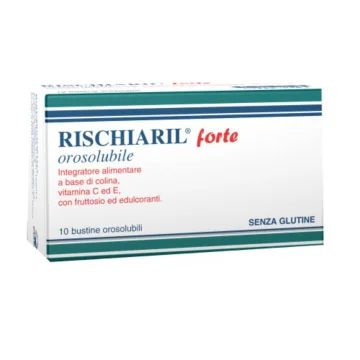 Rischiaril Forte 10 Bustine Orosolubili -  Integratore per affaticamento psicofisico memoria e attenzione