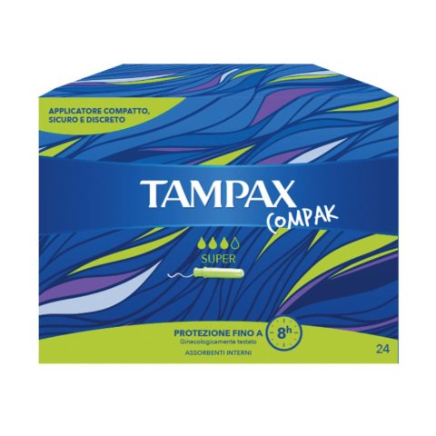 TAMPAX COMPAX SUPER 24PZ 8999 TAMPAX COMPAX SUPER 24PZ 8999