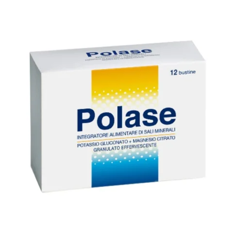 Polase 12 Buste Effervescenti Gusto Arancia - Integratore alimentare di sali minerali