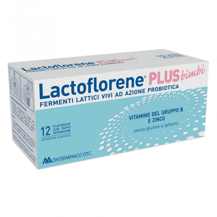 Lactoflorene PLUS Bimbi 12 Flaconcini Fermenti Lattici