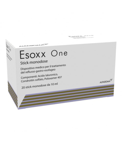 Esoxx One 20 Stick da 10 Ml - Dispositivo Medico Che Aiuta a Combattere i Sintomi da Reflusso Gastro-Esofageo