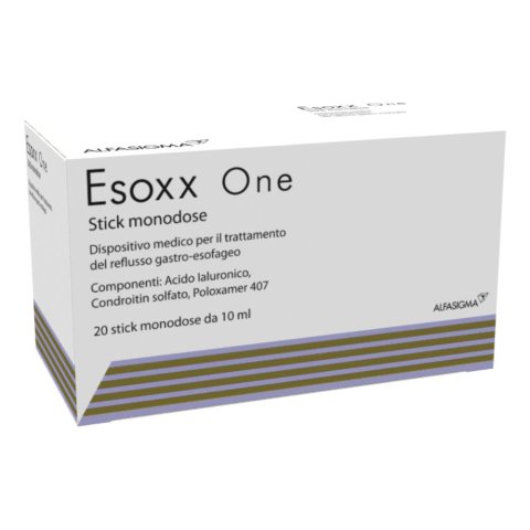 Esoxx One 20 Stick da 10 Ml - Dispositivo Medico Che Aiuta a Combattere i Sintomi da Reflusso Gastro-Esofageo