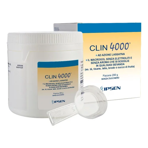 CLIN 4000 Flacone 200 gr - Lassativo in polvere