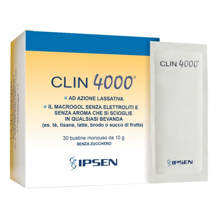 Clin 4000 30 Bustine da 10 Gr - Lassativo in polvere