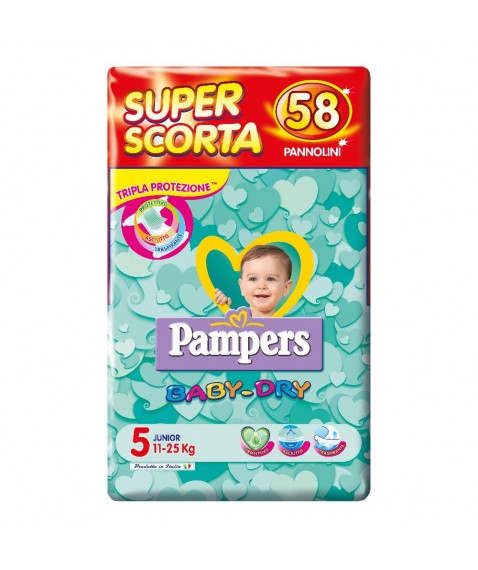 PAMPERS BD SUPERBAG JUNIOR 58