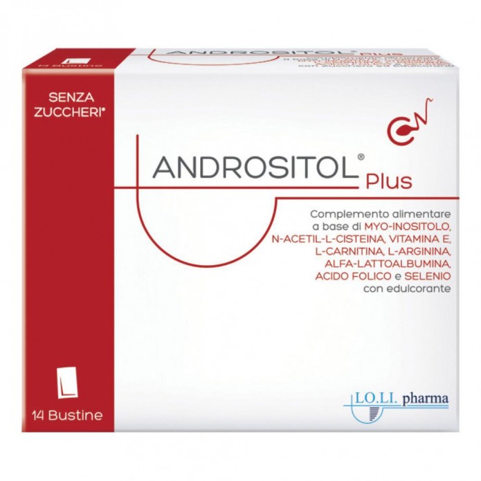 Andrositol Plus 14 Bustine - Integratore per la spermatogenesi e lo stress ossidativo