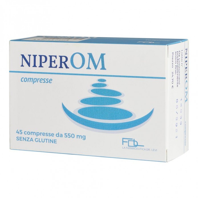 Niperom 45 compresse 22,50 g  Integratore protettivo per l'attività cardiovascolare