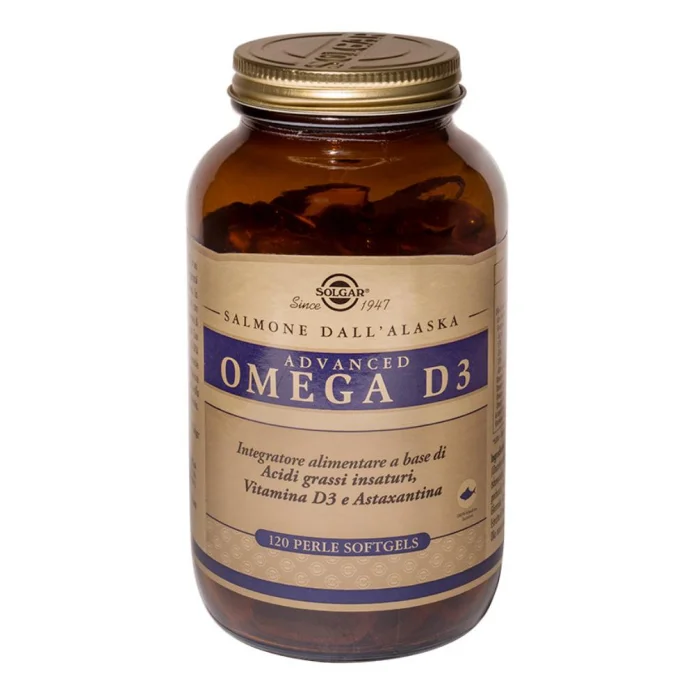 Advanced Omega D3 120 perle - Integratore per sistema cardiocircolatorio struttura ossea e sistema immunitario