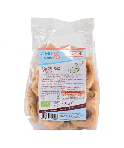 TARALLI FARRO C/OLIO EXTRV BIO