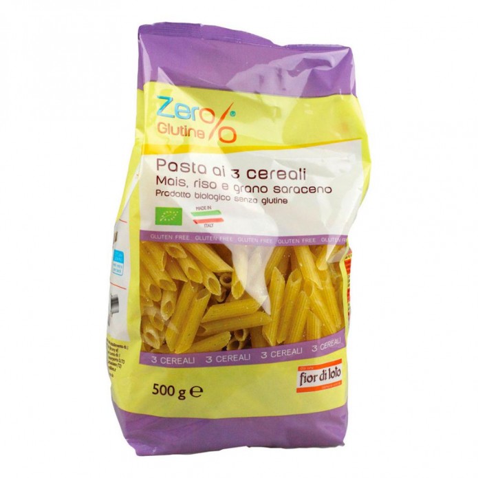 ZERO% G Pasta Penne Cer.500g