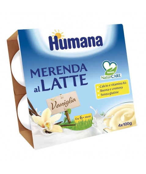 HUMANA MERENDA VANIGLIA 4X100G