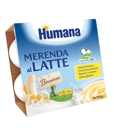 HUMANA Mer.Banana 4x100g