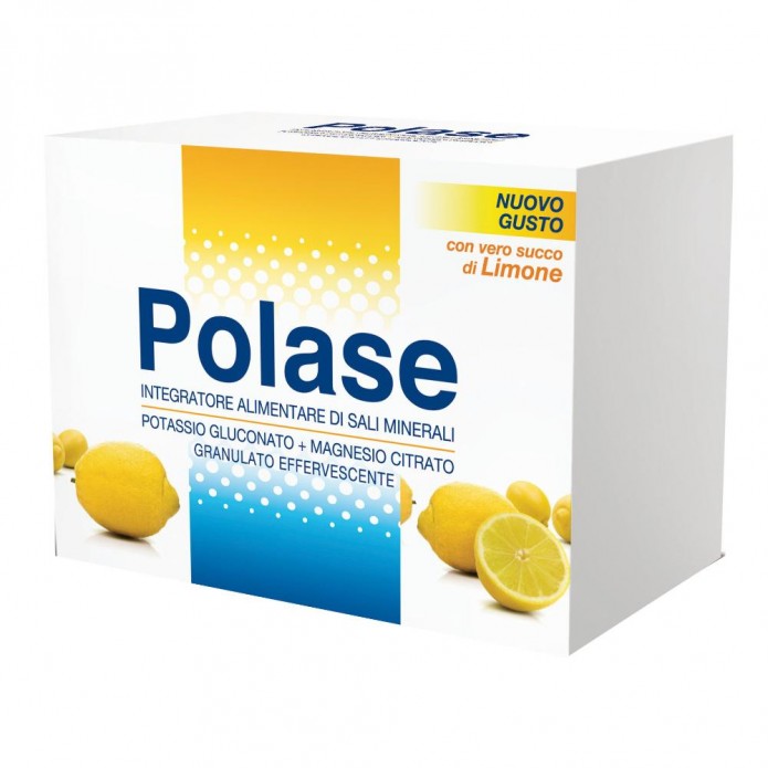 Polase 12 Bustine Gusto Limone - Integratore alimentare di sali minerali