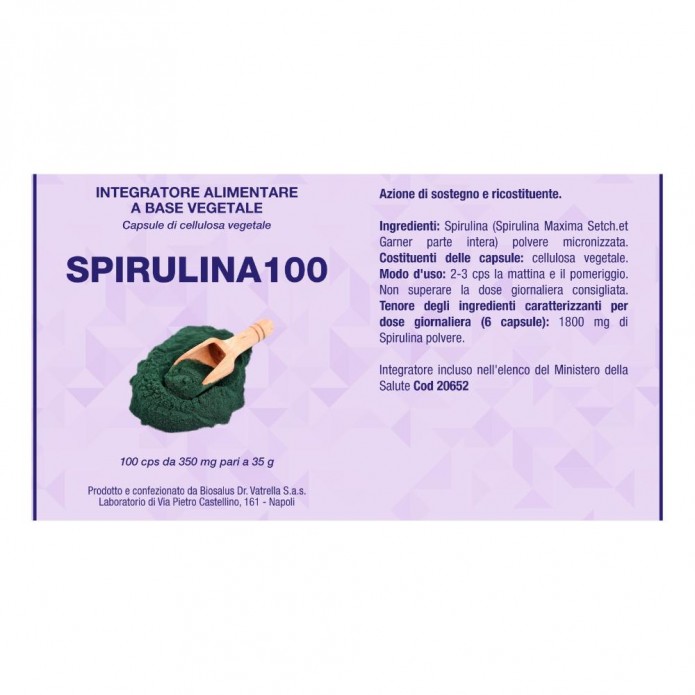 SPIRULINA 100 100CPS 35G SALUS