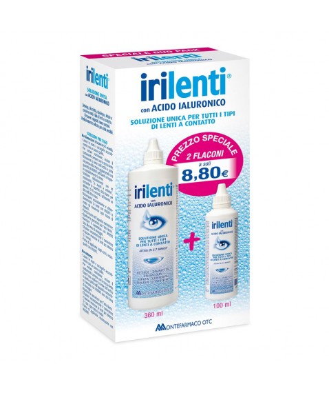 Irilenti Soluzione Unica Lenti a Contatto Duo Pack 360+100ml