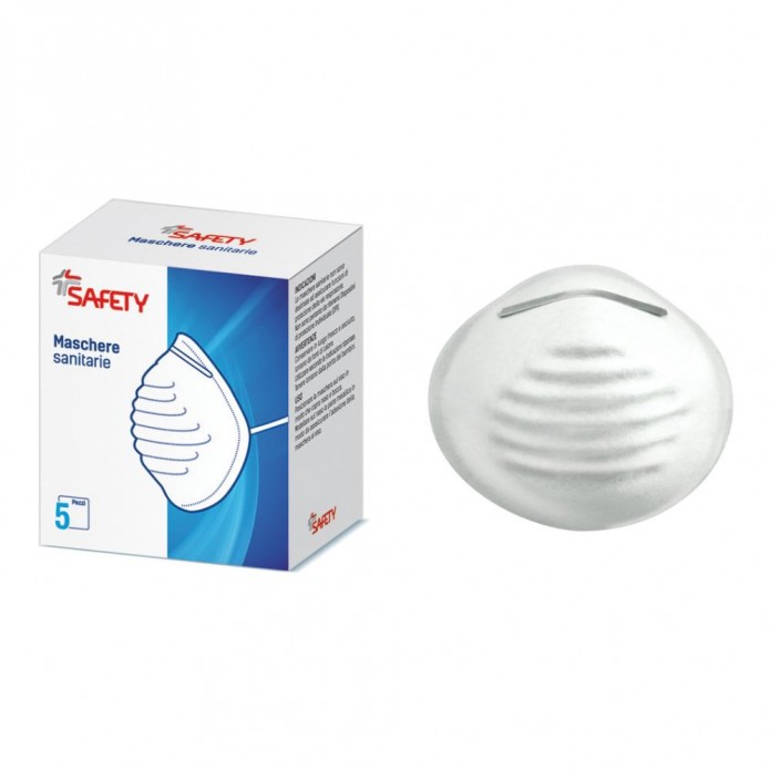 MASCHERA Sanitaria 5pz SAFETY