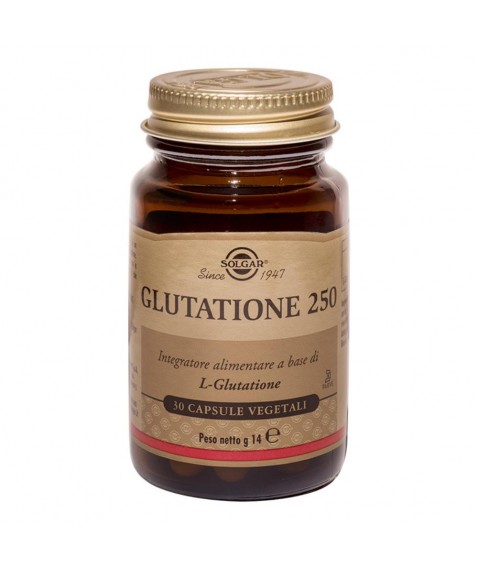 Solgar Glutatione 250 30 Capsule Vegetali - Integratore antiossidante