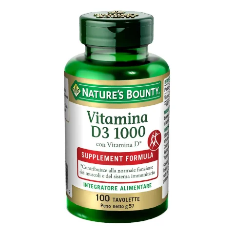 NATURE'S B.Vit.D3/1000 100 Tav NATURE'S B.Vit.D3/1000 100 Tav