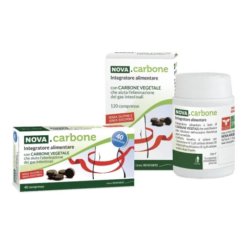 CARBONE VEGETALE NOVA 40CPR ARG