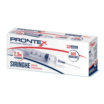 PRONTEX SIRINGHE 2,5ML AGO IND 10PZ