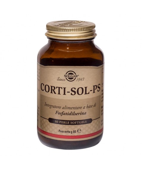 Solgar Corti-Sol-Ps 60 Perle Softgels - Integratore alimentare a base si fosfatidilserina per la memoria