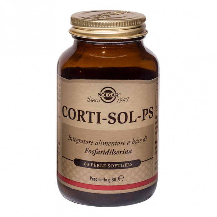 Solgar Corti-Sol-Ps 60 Perle Softgels - Integratore alimentare a base si fosfatidilserina per la memoria