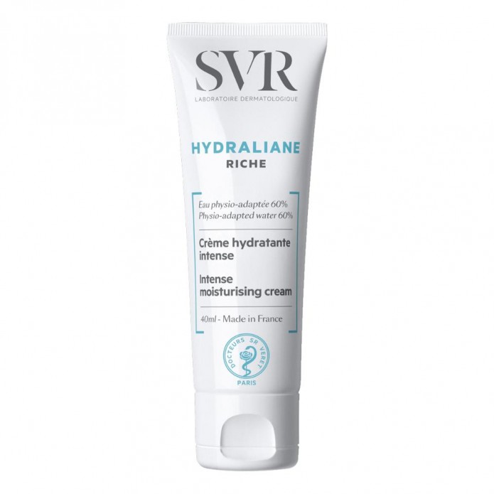 SVR Hydraliane Riche Viso 40 ml - Crema idratante azione intensa per pelle da normale a secca