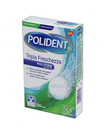 POLIDENT DENTIERE T/FRESCHEZ 36 PZ