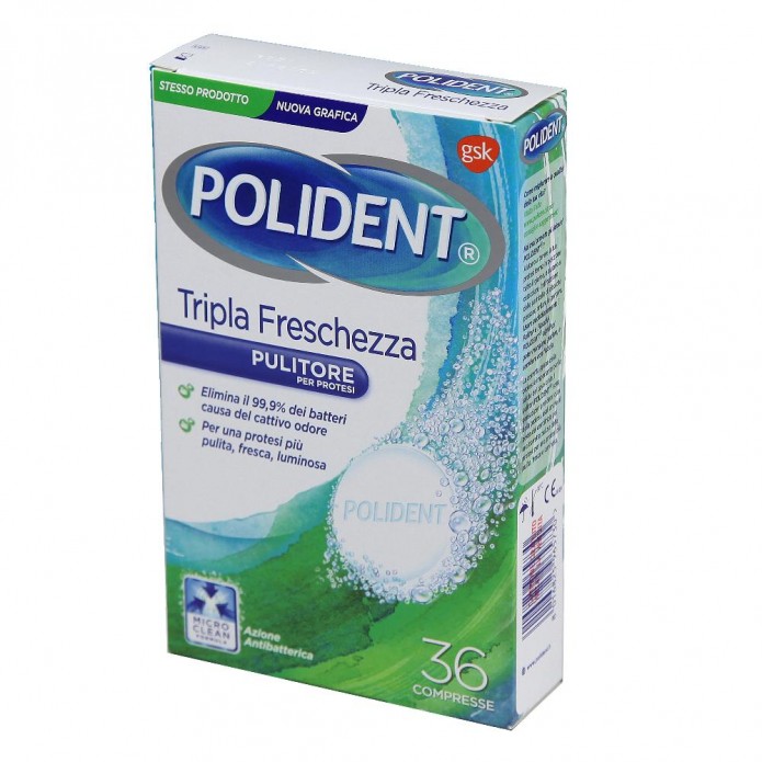 POLIDENT DENTIERE T/FRESCHEZ 36 PZ