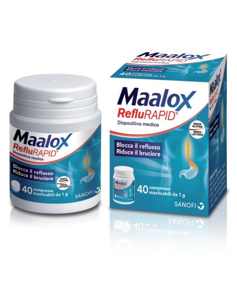 Maalox Reflurapid 40 Compresse Masticabili