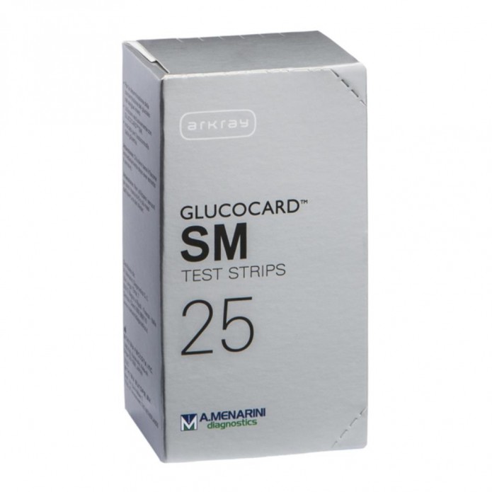 Glucocard-SM Test Strips 25 pezzi Strisce reattive per glicemia