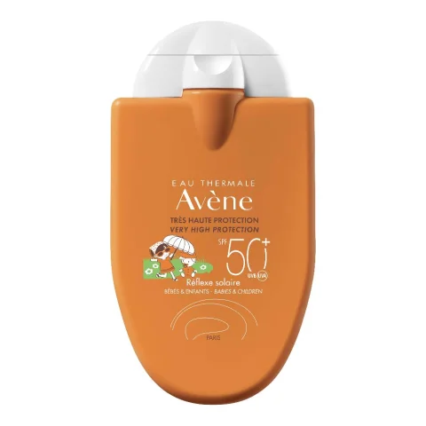 Avène Eau Thermale Rèflexe Solaire SPF 50+ Bambino e Bebè Protezione molto alta per la pelle del viso Avène Eau Thermale Rèflexe Solaire SPF 50+ Bambino e Bebè Protezione molto alta per la pelle del viso