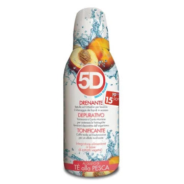 5D Sleeverato Drenante Depurativo Tonificante Gusto Th&egrave; Pesca 500ml