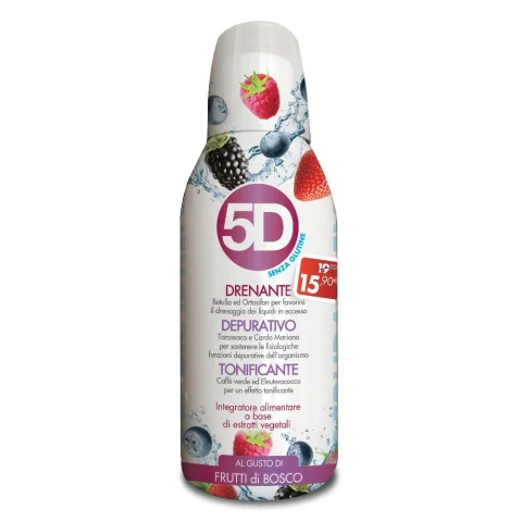 5D Sleeverato Drenante ai Frutti Bosco 500ml