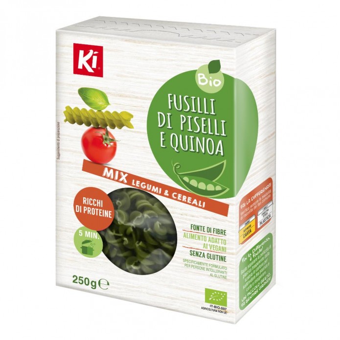 KI FUSILLI PISELLI/QUINOA 250G