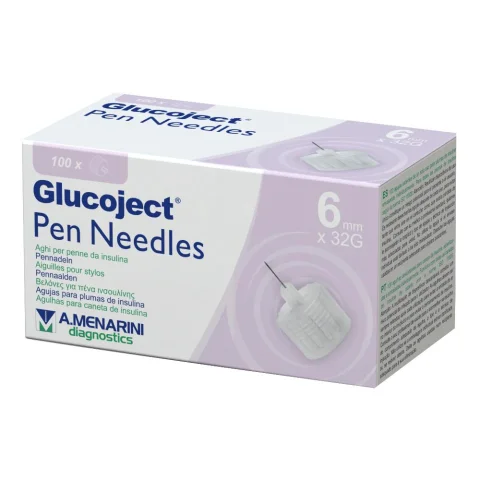 GLUCOJECT Pen Needles 32g 6mm
