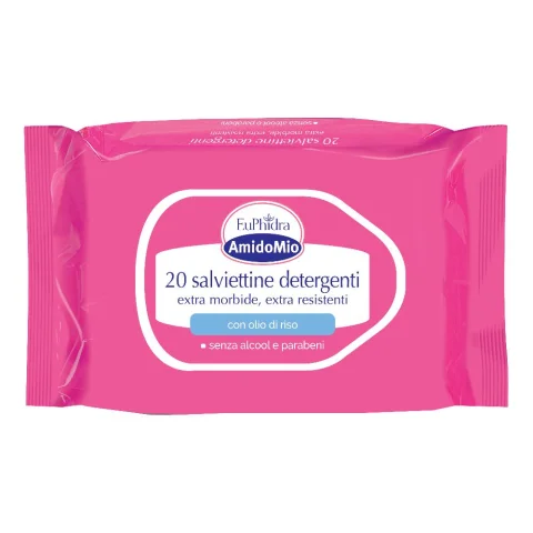 Euphidra Amidomio Salviettine Detergenti 20 Pezzi