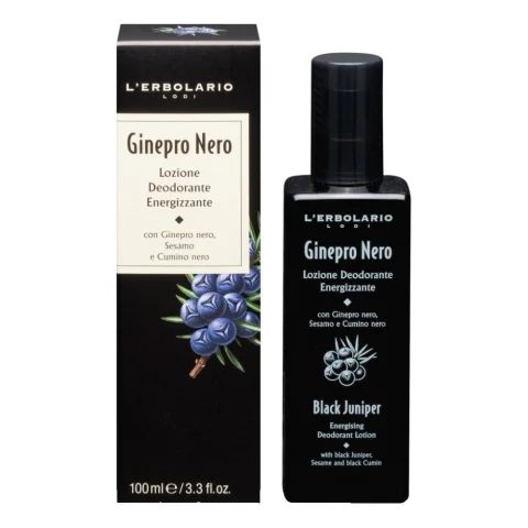 L'Erbolario Lozione Deodorante Energizzante Ginepro Nero 100ml