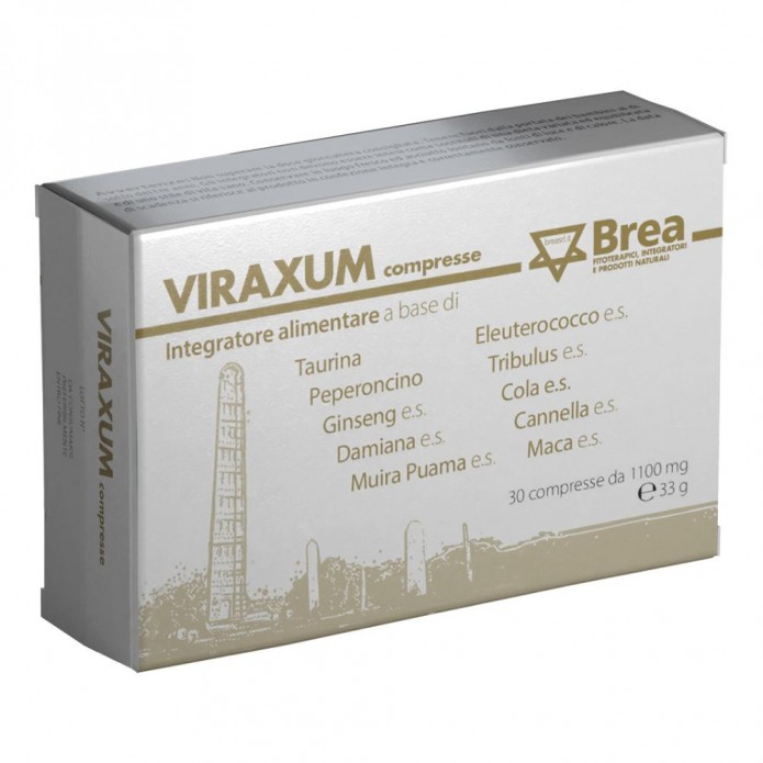Viraxum 30 Compresse - Integratore Coadiuvante della Funzione Erettiva e per lo Stress Fisico e Mentale